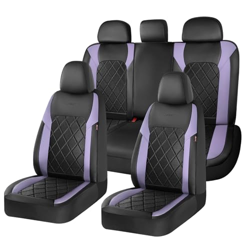 Image of Coverado Car Seat Covers, Seat Covers Full Set, 5 Seats Automotive Seat Cover, Mesh Breathable Seat Protectors, Universal Fit for Most Cars