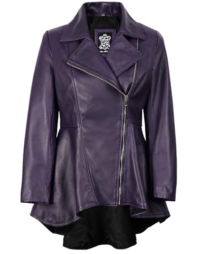 fjackets Leather Jacket Women - Real Lambskin Peplum Leather Jackets For Womens Stylish Women's Leather Jacket Outerwear2