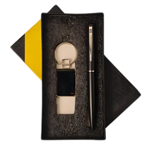 Image of 2 in 1 Personalized Pen & Keychain With Name | Best for Birthday, Corporate, Teacher's Day, Boyfriend, and Event Gifting (Black)