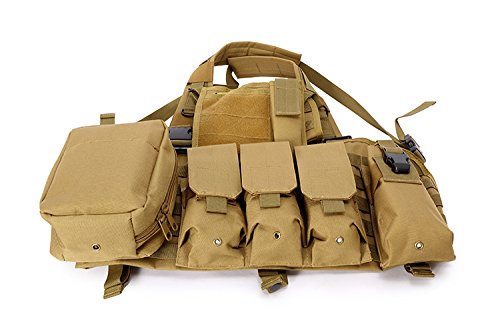 Amazon | Giyomi サバゲーチェストリグ ミリタリー Molleシステム対応