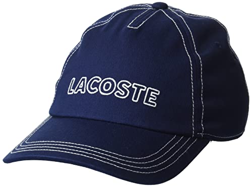 Lacoste Bold Branding Hat, Navy Blue, One #TOP8