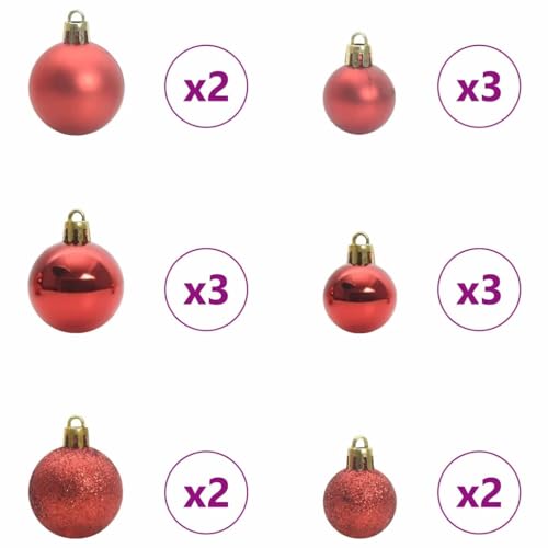 Árbol de Navidad artificial GeenYuu de 150 cm para evitar caídas de hojas con luces LED 4