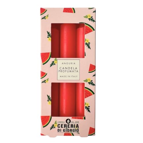 Bougie parfumée pastèque cire végétale contre odeurs maison