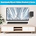 tiebutie Soundbar Wall Mount for Vizio Sound Bar Mount Mounting Bracket for Vizio Rear Speaker Mount - Space Saving Bracket for vizio Soundbar Wall Mount Under TV or Above TV