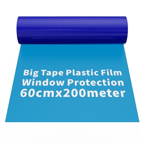 Blue Window Film 60cm×200m, 5-mil Glass Protection Tape
