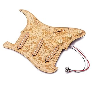 Pickguard précâblé Panneau De Guitare Électrique Plein Circuit Guitare Électrique Plaque De Protection en Bois - Les Beatles, Paul McCartney, John Lennon, RIngo Starr, George Harrison Pickguard précâblé Panneau De Guitare Électrique Plein Circuit Guitare Électrique Plaque De Protection en Bois – Image 2
