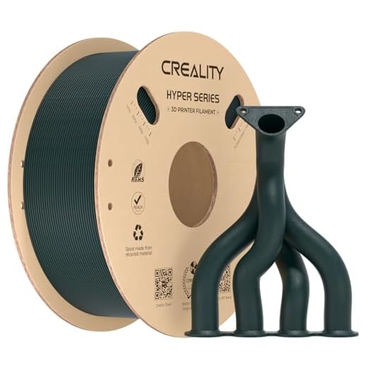 ⚡ Creality Carbon Fiber PLA Filament 1.75mm 1KG, Hyper PLA-CF for High-Speed Printing 50–300mm/s, Dimensional Accuracy +/- 0.03mm Accuracy,Fits for Most FDM 3D Printers(Dark Green)