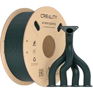 Creality Hyper PLA-CF 炭素繊維 フィラメント PLAフィラメントより良い仕上がり 300mm/sの印刷速度 取り外しが簡単 高強度 ブラック 1.75mm 1kg