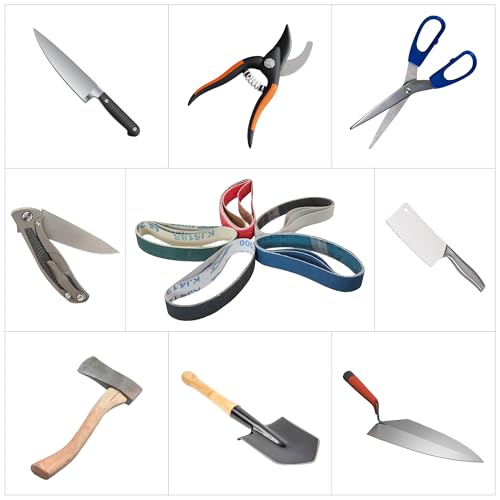 3/4" x 12" Ken Onion Knife Sharpener Belts for Work Sharp Knife & Tool Sharpener Ken Onion Edition(WSKTS-KO), 80-5000 Grit Replacement Sanding Belts,20 Pack by Taokyid - Used condition - Image 7