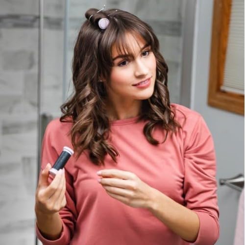 Remiingtons-Compact Ceramic Hot Hair Rollers - 1.25" Travel Size Set with Anti-Static Technology, Ionic Infusion, in Sleek Black - 10 Piece Kit Pack of 1
