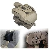 HL1 Helm-Seitenschienen-/Taschenlampen-Halterungs-Set, für Taktische Airsoft- / Fast Maritime- / MT- / Mich-Helme (Tan)