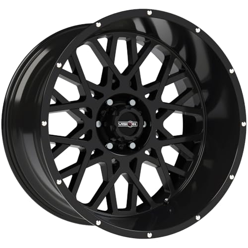 Vision 412 Rocker 20x12 8x170-51mm Gloss Black Wheel Rim 20" Inch