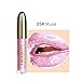 Produktbild Mitlfuny Weihnachten Home TüR Dekoration,Frauen Glitzer Flip Metallic Matt Flüssig Lippenstift Candy Shiny Lip Gloss