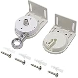 Universal mounting Bracket for Indoor/Outdoor Outdoor Sunshade, Roller Shade Connector (White...