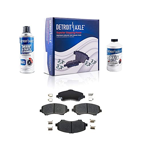 Image of Detroit Axle - Front Brake Kit for Dodge Grand Caravan, VolksWagen Routan