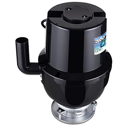 Eco Logic 10-Us-El-9-3B Garbage Disposal With Removeable Splash Guard, Attached Power Cord And Standard 3-Bolt Mounting System, Continuous Feed, 3/4 Horsepower, Black #TOP3