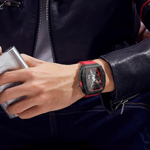 Bracelet montre de luxe Apple Watch Ultra 2 kit mod alliage 49mm agate