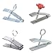 QERPON Adjustable Tile Height Regulator 1-5.5cm Wall Ceramic Tile Locator 250KG Galvanized Steel Lifter Leveling Tool
