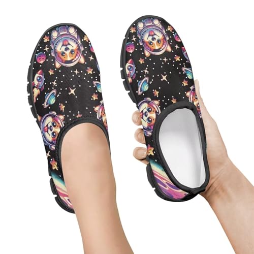 GOSTONG Kid Shoes Boys Girls Soft Slip On Casual Loafers Lightweight Walking Flat Shoes Non Slip Running Sneakers Size 11-152