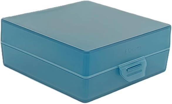 Soap Container, Shower Square Bar Holder Fit Handmade Soap, Travel Soap Case Light Blue