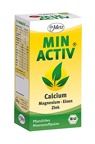 Minactiv® - basische Mineralstoffe aus Pflanzen, Bio (250 g) Cover