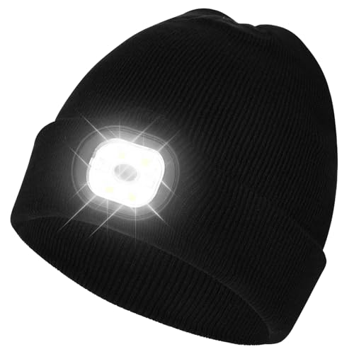 Ya en mundofriki.es: flintronic LED Beanie Hat con luz, Gorro Bluetooth de Invierno para Hombres y Mujeres