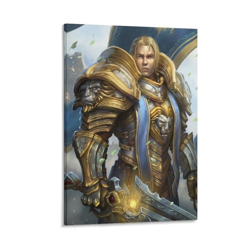 Impression sur toile World Of Warcraft Map (20) - Impression sur toile - Décoration d'intérieur - 20 x 30 cm