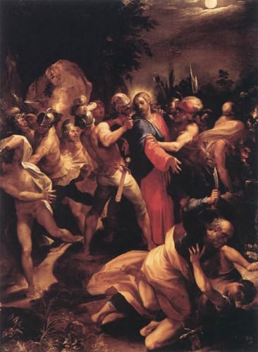 Peintures la trahison du Christ Giuseppe pour Décoration Murale Salon