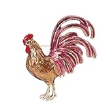 AJUSTEMENT IDÉAL: Les broches en forme de coq Poulet scintillant pour femmes sont polyvalentes et s'associent parfaitement à une gamme de tenues, notamment des chemises, des vestes, des costumes, des sacs à dos, des chapeaux, des foulards, des robes et des châles. Il peut ajouter une touche de charme à n'importe quelle tenue et à chaque tenue.