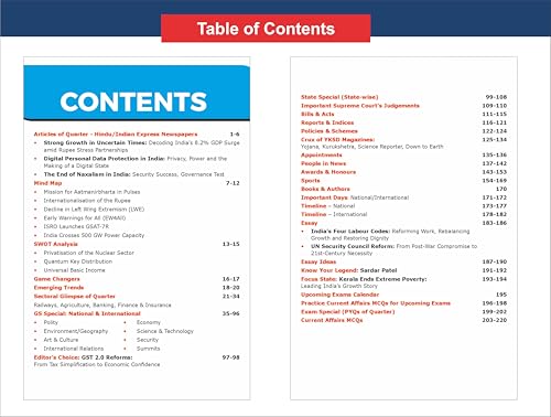 Image of Disha 2026 YEARLY Current Affairs Pack of 4 Quarterly Issues (January to December 2025) for Competitive Exams 8th Edn | Civil Services, UPSC, State PSC, SSC, Banking, Railway, CDS, NDA, CAPF & AFCAT