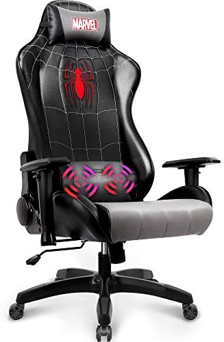 Marvel Avengers Gaming Chair Desk Workplace Pc Racing Chairs – Adults Gamer Ergonomic Sport Reclining Excessive Again Assist Racer Leather-based (Spider-Man)
