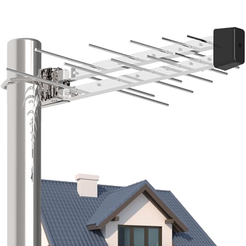 Antena TV Exterior DVB-T2 360°