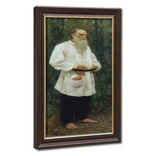 Impression sur toile Léon Tolstoï pour la décoration murale d'un bureau ou d'un salon élégant