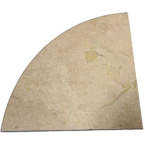 Crema Marfil Marble Bathroom Shelf by Tile Spot Cover