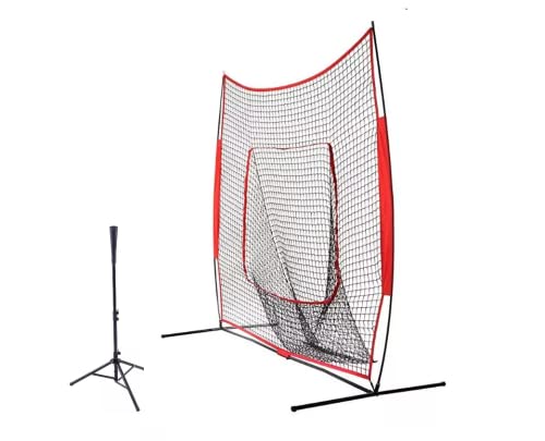 Filet d'entraînement + tee de baseball BNB-02 cage de frappe portable pour entraînement de club