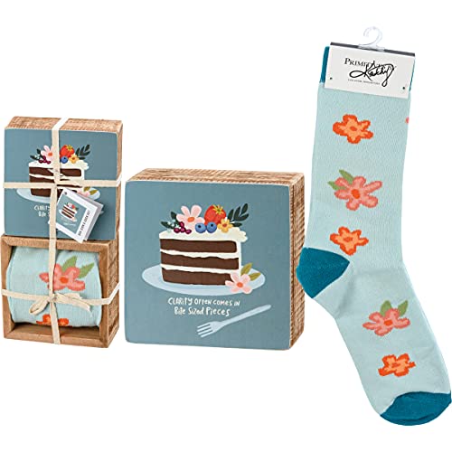 Primitives by Kathy Home Décor Sign and Socks Set, Multicolor