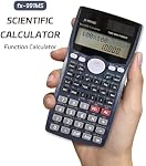FX-991MS Scientific Calculator with 401 Functions,Engineering Scientific Calculator with 10+2 Screen Displays,for Studying Business Office Home,Navy Blue