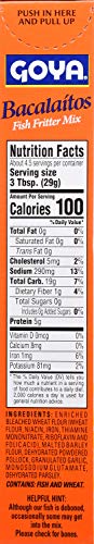Goya Foods Bacalaitos Codfish Fitters Mix, 4.5-Ounce (Pack Of 24) #TOP2