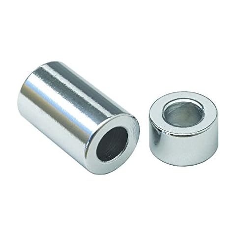 CY-CHROME-MPB516 Chrome Plated Steel Spacer 13/32" ID x 3/4" OD x 1/2" Length, for 3/8" Diameter Bolts (Pack of 5) Cover