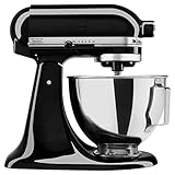 Kitchen Aid Tilt-Head Stand Mixer 4.5 Quart KSM85PBOB, Onyx Black
