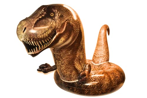 Coconut Float Giant Tyrannosaurus Rex Pool Float – Inflatable T-Rex Ring Float – Durable Long Lasting Pool Float, Beach And Water Toy – Fun Decoration For Pool Parties, Events #TOP1