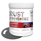 YOA Metal Paint, Water-Based Rust-Proof Paint, 16 fl oz, Metal Primer and Protective Coating, Rust-Proof Coating, Permanently Prevents Rusts (Matte Gray)