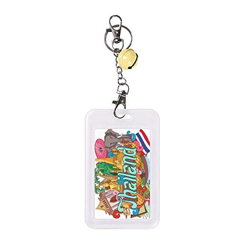 Funda para tarjeta de crédito ideal para tus viajes con motivo de elefante de Tailandia