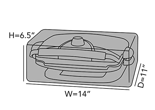 Covermates Keepsakes – Griddle Cover – Dust Protection - Stain Resistant - Washable – Appliance Cover-Red #TOP1