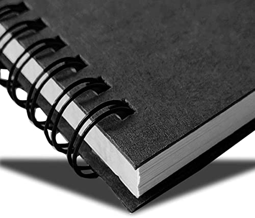Image of Peeplvalue Pack of 10 A5 Size-160 Pages Lined Spiral Bound Notebook White Ruled Line Paper Wirebound Journal /Diary /DIY Notepads for School /Office (A5 multicolour Size- 14x21cm)
