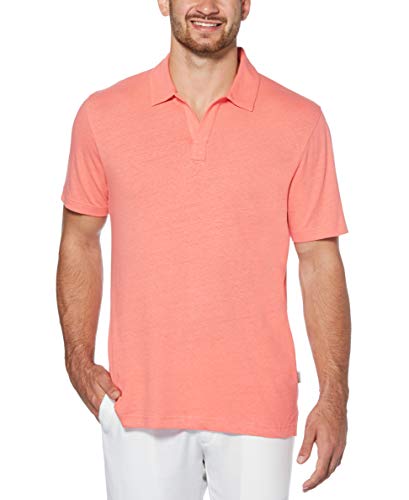 Cubavera Men's Signature No-Button Short Sleeve Polo Shirt, Lantana, XX Large