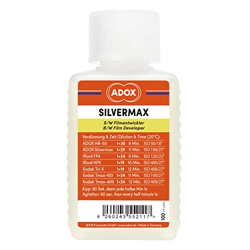 ADOX SILVERMAX Film Developer B/W 100ml Cover