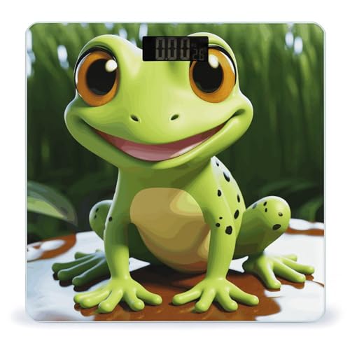 Báscula de Baño Digital con Pantalla LCD y Plataforma de Vidrio Templado miniatura 1