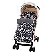 Oraunent Saco de Invierno Dormir de Forro Polar Interior Térmico para Carrito Cochecitos Silla de Bebés Niños Ultra Cómodo Engrosado Universal Gris