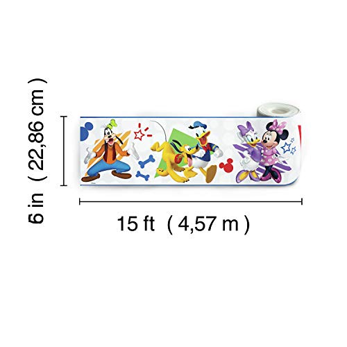 Roommates Rmk4406Bd Disney Mickey And Friends Peel And Stick Wallpaper Border #TOP1